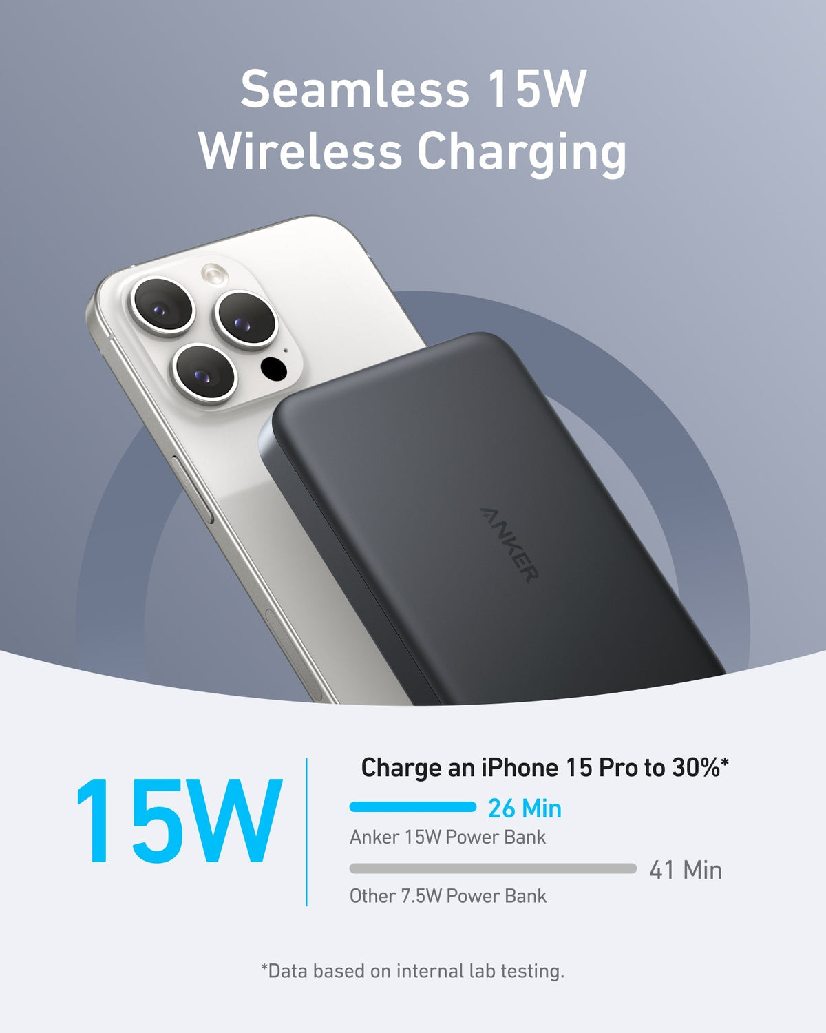 Anker MagGo Power Bank (10K, Slim) | Customizable