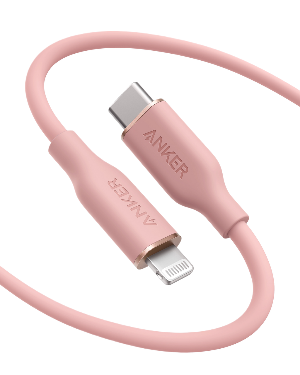 Anker 641 USB-C to Lightning Cable (Flow, 3 ft Silicone)