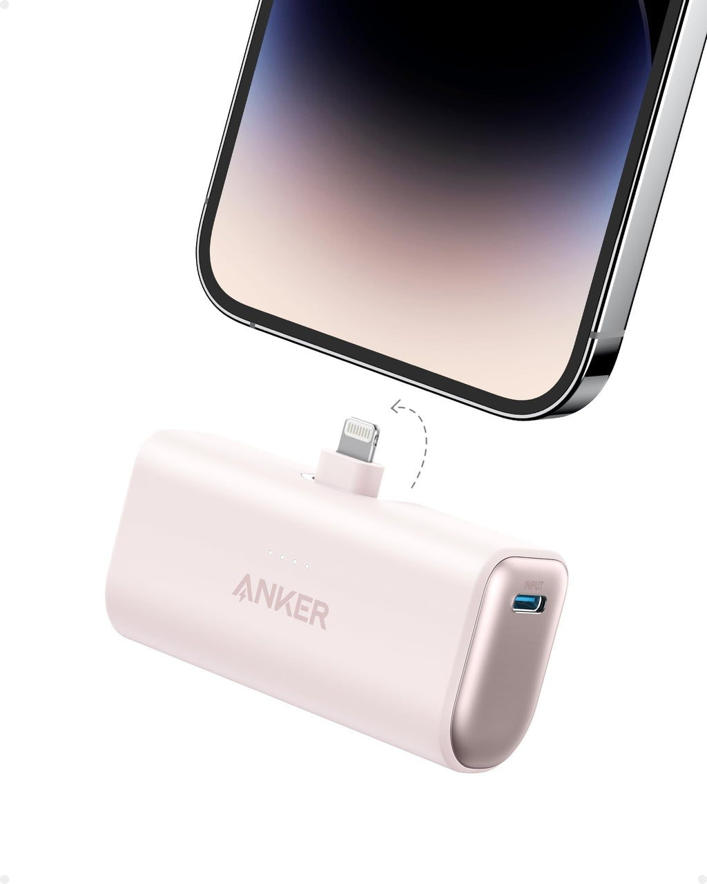 Anker Nano Power Bank (12W, Built-In Lightning Connector)-boa