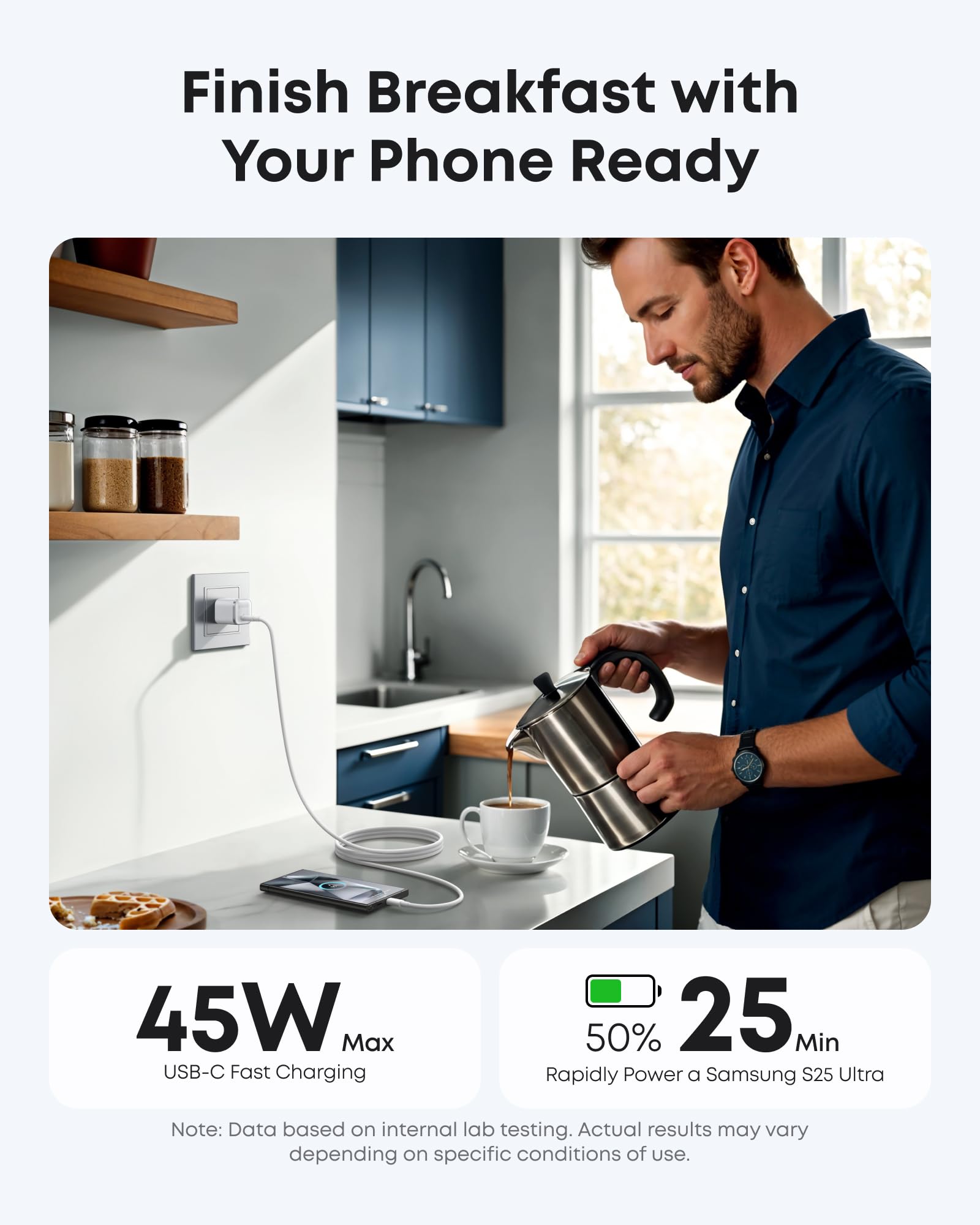 Anker Nano Charging Station (7-in-1, 100W) and Anker Nano Charger (45W) with Cable